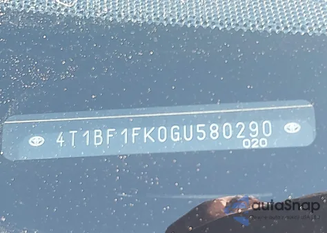 2016 Toyota Camry Se z USA, uszkodzony, nr VIN 4T1BF1FK0GU580290